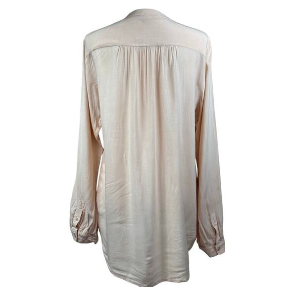 Sundance blush tunic, medium, bohemian, soft girl, feminine, artisan, neutral - Picture 3 of 5